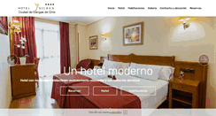 Desktop Screenshot of hotelciudaddecangasdeonis.com