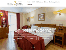 Tablet Screenshot of hotelciudaddecangasdeonis.com